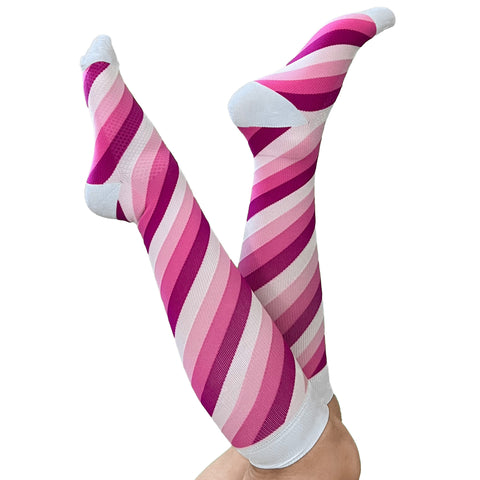 Compression Socks - Pink Swirl