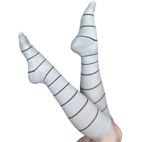 Stripe Graduated Compression Socks - 20-30mmHg - (10 Styles)