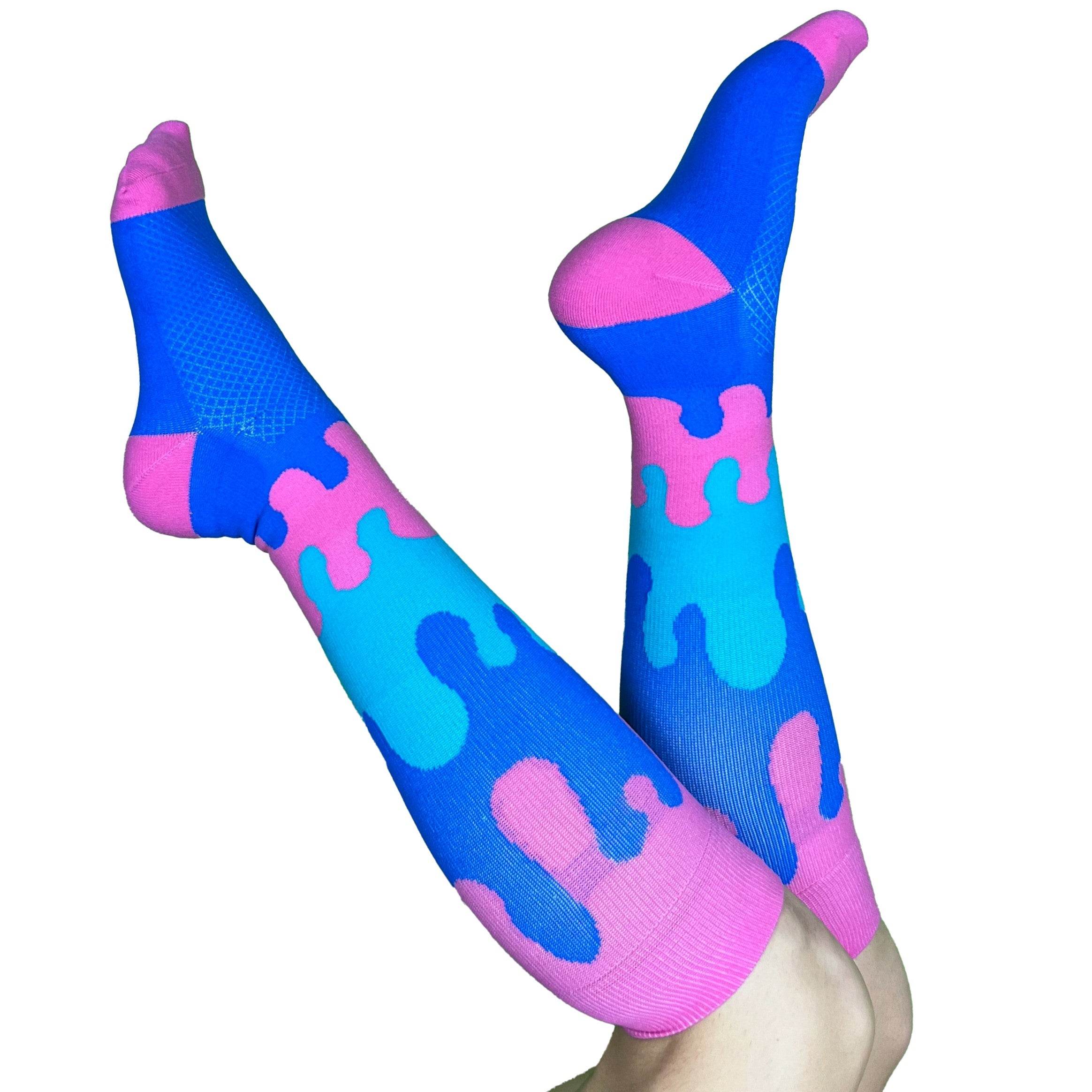 Cool & Colorful Nurse Compression Socks  Drip Design from Nabee Socks –  Nabee Compression Socks
