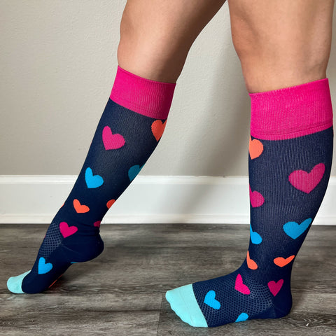 Compression Socks - Compression Socks - Hearts